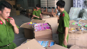 Video: Thu giữ hàng nghìn đồ chơi Trung Quốc đang trên đường đi tiêu thụ