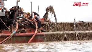 Video: Tận thấy 'cát tặc’ ngang nhiên thả 'vòi bạch tuộc' nơi cửa biển Hải Phòng
