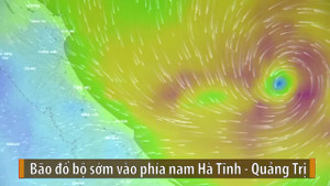 Chiều nay 25/7, bão số 4 đổ bộ Hà Tĩnh - Quảng Trị