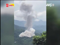 Clip: Nổ lớn ở kho vũ khí tang vật tại Hà Giang