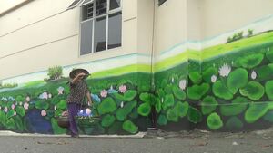 Cận cảnh đường bích họa dài 200m, hoành tráng nhất ở Hà Nội