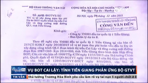 Tỉnh Tiền Giang phản ứng Bộ GTVT vụ BOT Cai Lậy