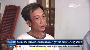 Hàng loạt vợ cán bộ xã 'lọt' danh sách hộ nghèo ở Thanh Hóa