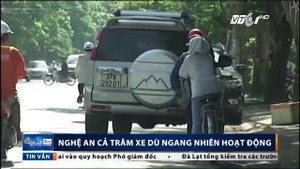 Nghệ An: Hàng trăm xe dù ngang nhiên lộng hành, cơ quan chức năng ở đâu?