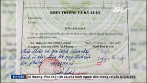 Khiển trách 'quan xã' ở Hải Dương phê xấu lý lịch dân