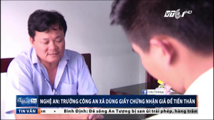 Trưởng công an xã dùng bằng giả để tiến thân