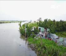 Video: Khu vực sạt lở ven sông Sài Gòn nhìn từ toàn cảnh