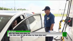 Điều tra trang web đăng tin 'cấm công chức đổ xăng ở trạm xăng Nhật'