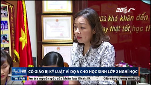 Hà Nội: Dọa cho học sinh nghỉ học, cô giáo bị kỷ luật