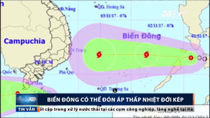 Tin áp thấp nhiệt đới mới nhất: Có khả năng mạnh lên thành bão