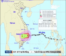 Video: Cập nhật mới nhất đường đi của bão số 12