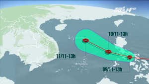 Áp thấp nhiệt đới có thể mạnh lên thành bão số 13