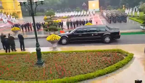 Video: Tổng thống Donald Trump đến Phủ Chủ tịch