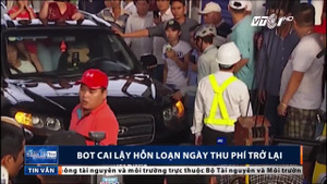 Video: Toàn cảnh hỗn loạn ở BOT Cai Lậy trong ngày đầu thu phí trở lại