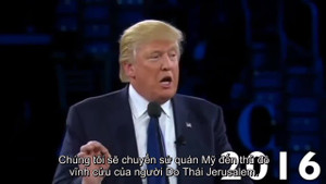 Tổng thống Trump chê những người tiền nhiệm hứa suông về Jerusalem
