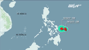 Bão 15, Kai - Tak hướng vào biển đông với đường đi phức tạp