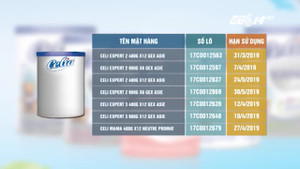 Sữa gây nhiễm khuẩn cho trẻ 6 tháng tuổi đã vào Việt Nam
