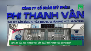 Công ty của Phi Thanh Vân sản xuất mỹ phẩm trái quy định?