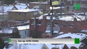 'Bom bão tuyết' đổ bộ, Canada xuống -50°C, bão tuyết dày 40cm