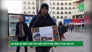 Gia đình bé Nhật Linh thu thập chữ ký đòi công lý cho con gái