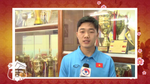 Video: Công Phượng, Xuân Trường, Văn Toàn chúc Tết người hâm mộ