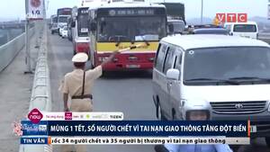 Thương vong vì tai nạn giao thông tăng đột biến ngày mùng 1 Tết