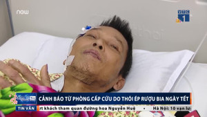 Ồ ạt nhập viện cấp cứu vì uống rượu bia ngày Tết