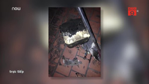 Clip: Hãi hùng bình nóng lạnh tự bốc cháy ở Hà Nội