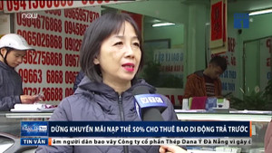 Dừng khuyến mãi nạp thẻ 50% cho thuê bao trả trước, người dân nói gì?