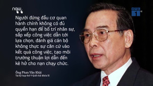 Những phát ngôn ấn tượng nhất của nguyên Thủ tướng Phan Văn Khải