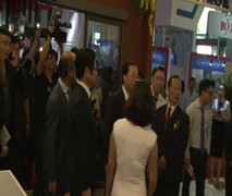 Gian hàng Eurowindow thu hút hàng trăm lượt khách tham quan tại triển lãm Vietbuild