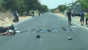 Nhóm thanh niên thử tài lao xe vào nhau, 2 người chết tại chỗ