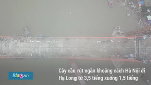 Video: Hợp long cầu Bạch Đằng nối Hải Phòng với Quảng Ninh