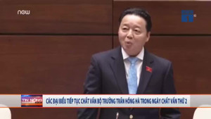 Video: Toàn cảnh Quốc hội chất vấn Bộ trưởng Trần Hồng Hà sáng 5/6