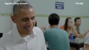 Xem lại video đầu bếp Anthony Bourdain cùng Obama ăn bún chả Hà Nội