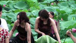 Kiếm trăm triệu một tháng nhờ trang điểm cho khách chụp sen ở Hồ Tây