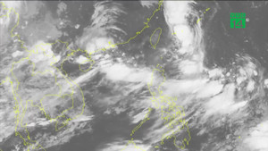 Áp thấp nhiệt đới gây mưa lớn ở Bắc Bộ và Bắc Trung Bộ