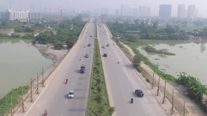 Video: Ngắm đường trục phía Nam Hà Nội 5.000 tỷ đồng trước ngày khánh thành từ flycam