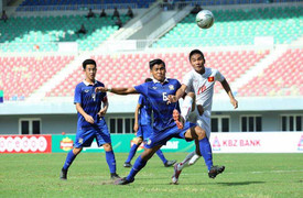 U19 Việt Nam đánh bại Thái Lan tại Giải U19 KBZ Bank Cup 2016