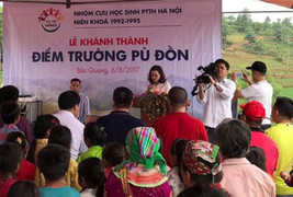 Thôn nghèo ở Hà Giang khánh thành điểm trường mới