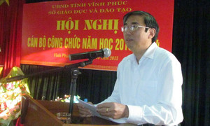 Con trai Giám đốc Sở GD-ĐT Vĩnh Phúc được quy hoạch làm Phó giám đốc