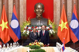 Chủ tịch nước hội kiến Tổng Bí thư, Chủ tịch nước Lào