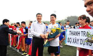 Sôi nổi giao lưu bóng đá Xây dựng mở rộng lần thứ III 2018