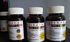 Sản phẩm Vinaca chữa ung thư là thực phẩm chức năng giả