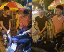 Bắt giữ 2 tên trộm xe máy đang trên đường hành tẩu