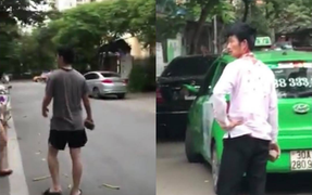 Tài xế Mercedes cầm gạch đánh lái xe taxi phun máu khai gì tại cơ quan công an?