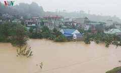 2 người chết và mất tích do mưa lũ ở các tỉnh miền Bắc