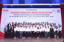 Hơn 40% sinh viên khóa đầu tiên 'Học bổng dạy nghề Toyota' ra trường có việc làm