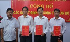 Bổ nhiệm nhân sự mới ở Long An và Quảng Ninh