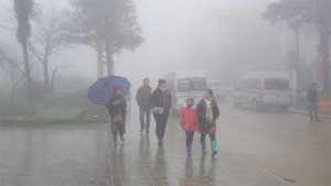 Rét đậm rét hại bao trùm miền Bắc, mưa lớn ở các tỉnh Trung Bộ